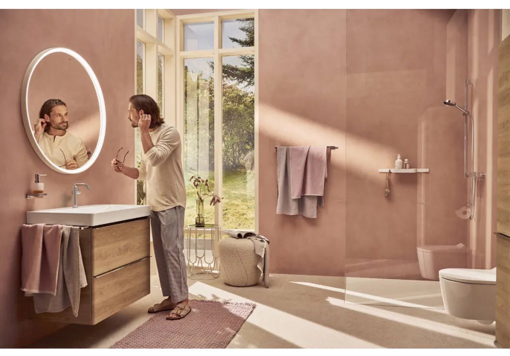 Hansgrohe Tecturis S - Páková umývadlová batéria 150 Fine CoolStart EcoSmart+ s odtokovou súpravou, chróm 73340000