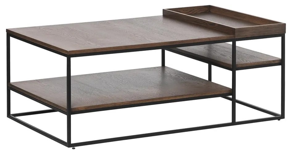 Hnedý konferenčný stolík 70x120 cm Rivoli – Unique Furniture