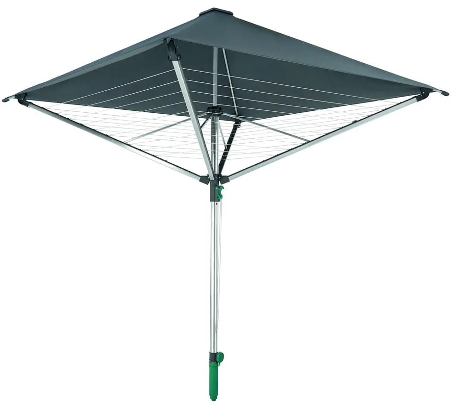 Vonkajší sušiak na bielizeň v striebornej farbe 40 m LinoProtect 400 – LEIFHEIT