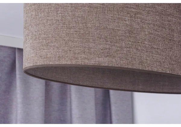 Duolla - Prisadený luster OVAL 1xE27/15W/230V hnedá