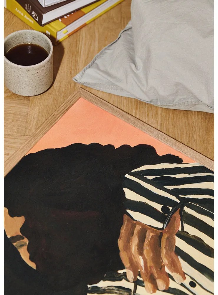 The Poster Club Plagát Serene Stripes by Hanna Peterson 50x70 cm