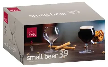 Rona pohára na pivo Small Beer 390 ml 6 ks