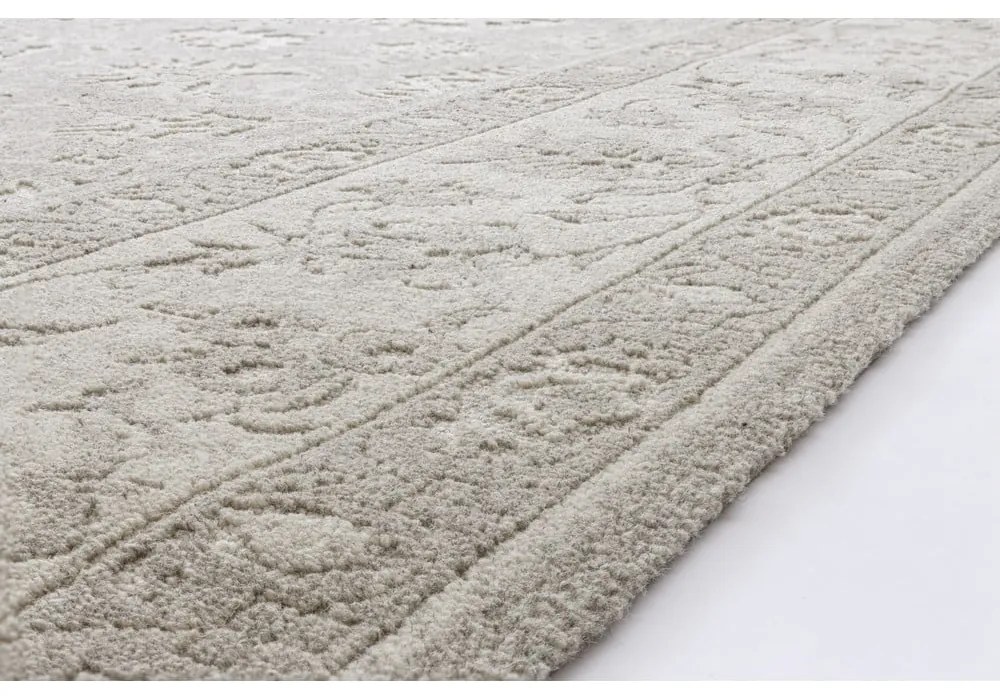 Sivý vlnený koberec 133x190 cm Kirla – Agnella