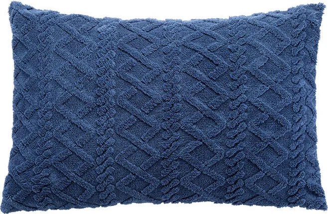 Súprava 2 ks obliečok na vankúše INVERNO tmavo modrá 50 x 70 cm