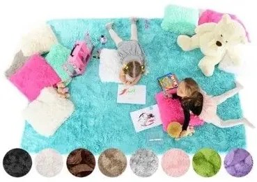 Plyšový detský koberec MOCCA