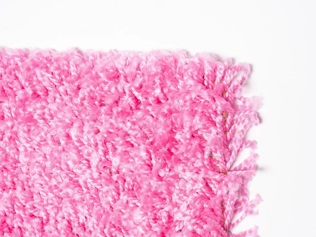 Mono Carpet, Kusový koberec Efor Shaggy 7182 Pink, 60x115, ružová, detská izba
