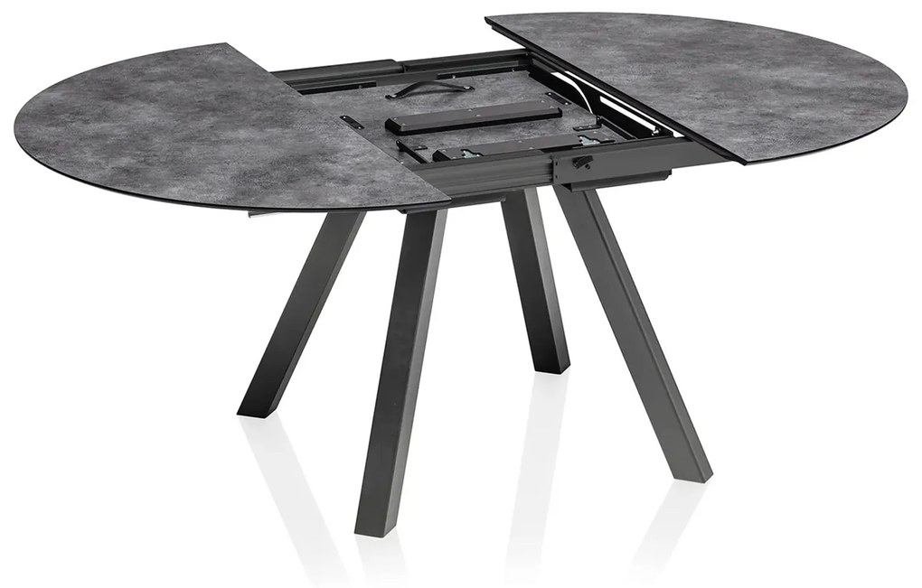 HPL rozťahovací stôl antracit 120-170 cm