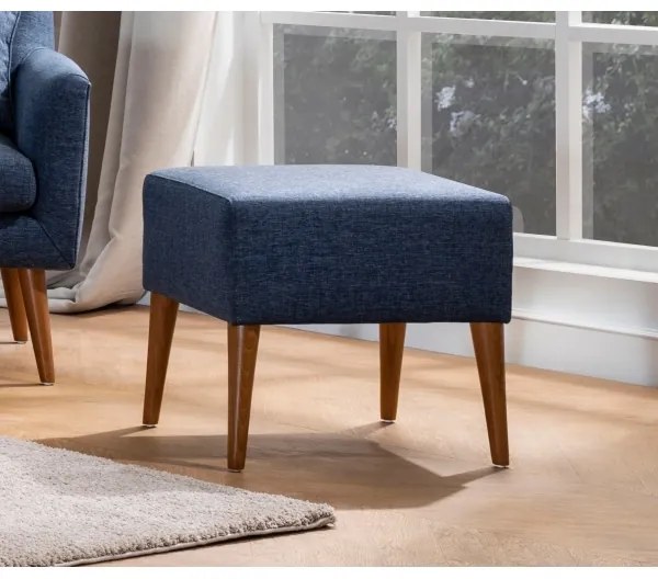 Taburet NIMO 46x50 cm modrý