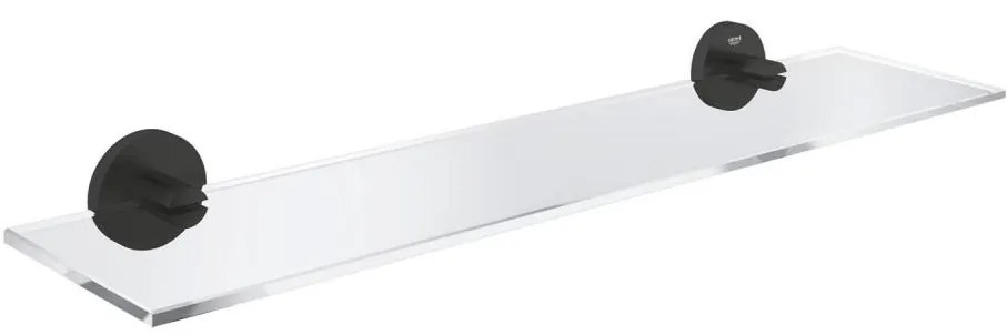 GROHE 412022430 - Sklenená polička START 530 mm čierna