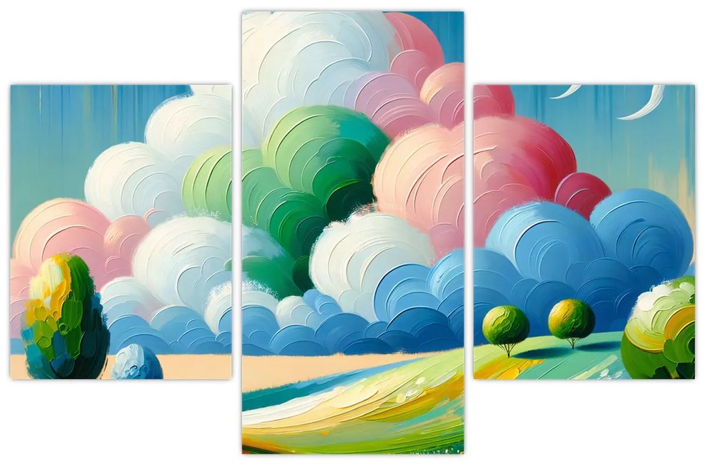 Obraz - Krajinka s mrakom (90x60 cm)