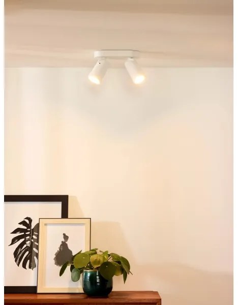 Lucide 23954/11/31 - LED Bodové svietidlo XYRUS 2xGU10/5W/230V biela