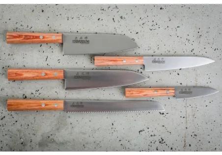 Masahiro Sankei Santoku nůž 165 mm hnědý [35921]