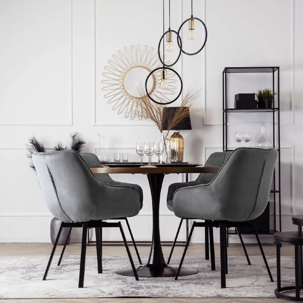 PROXIMA.store - Otočné jedálenské kreslo LUNA FARBA: oranžová