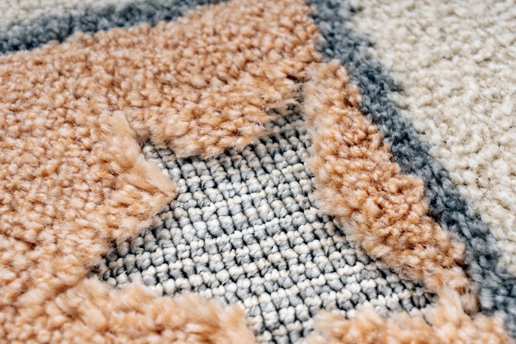 Detský kusový koberec My Fano 390 Rabb kruh, 133x133 (priemer) kruh, oranžová, detská izba, Obsession