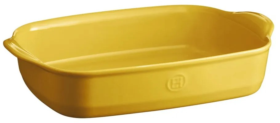 Žltá keramická zapekacia misa Emile Henry Ultime, 36 × 23 cm