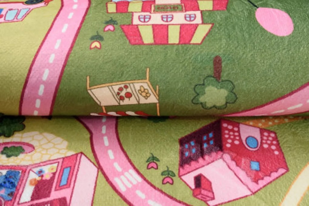 TA Koberec JWH FLANNEL PRINTED Zelený Obdĺžnikový Rozmer: 160x230 cm