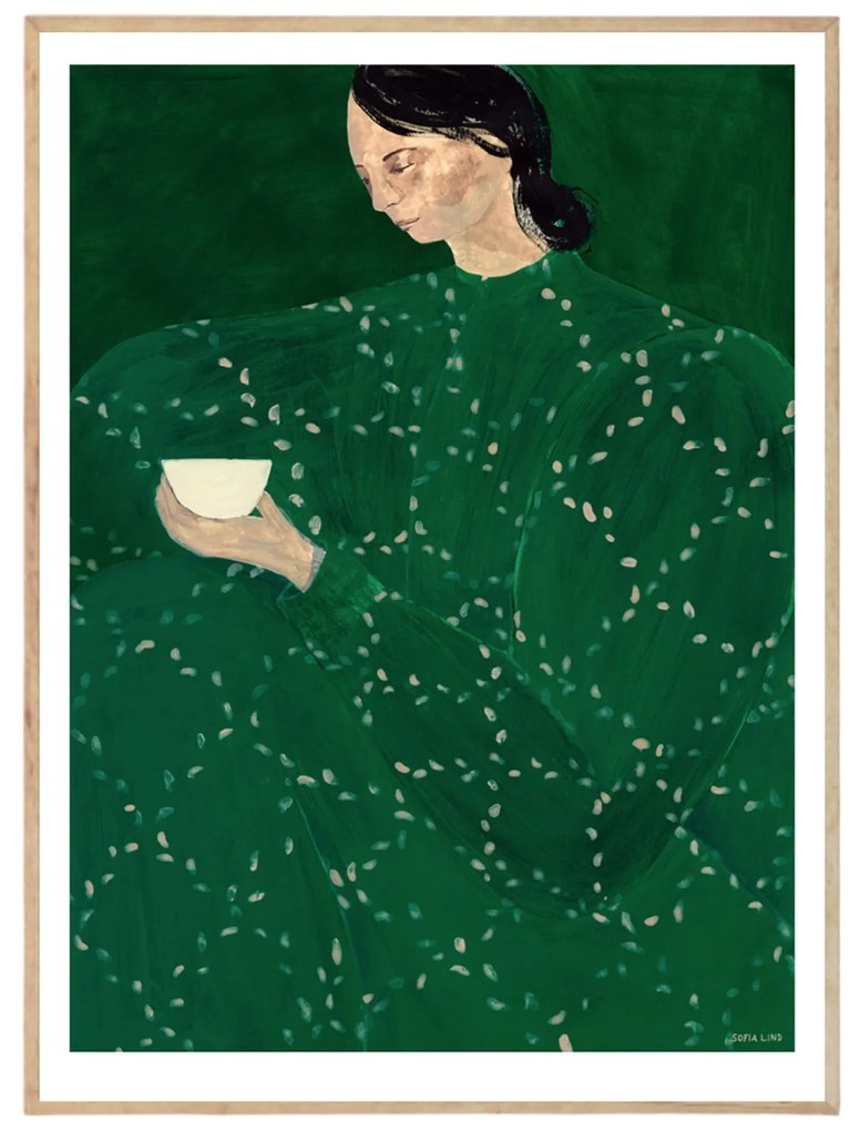 THE POSTER CLUB Autorský plagát Coffee Alone At Place de Clichy by Sofia Lind 50 x 70 cm
