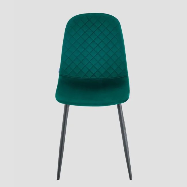Jedálenská stolička NOIR zamatová zelená 743863