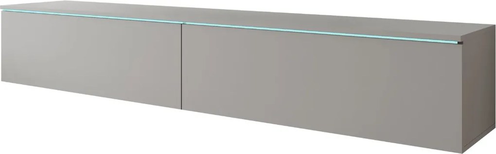 TV skrinka LED sivá pallad Lowboard D180