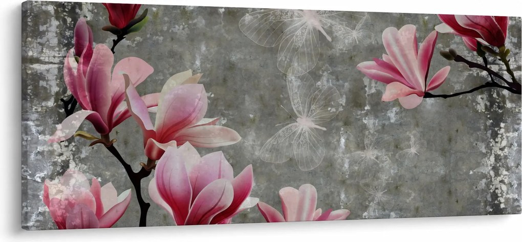 Obraz s kvetmi (120x50 cm)