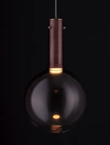 Dizajnový luster Nostos hnedá