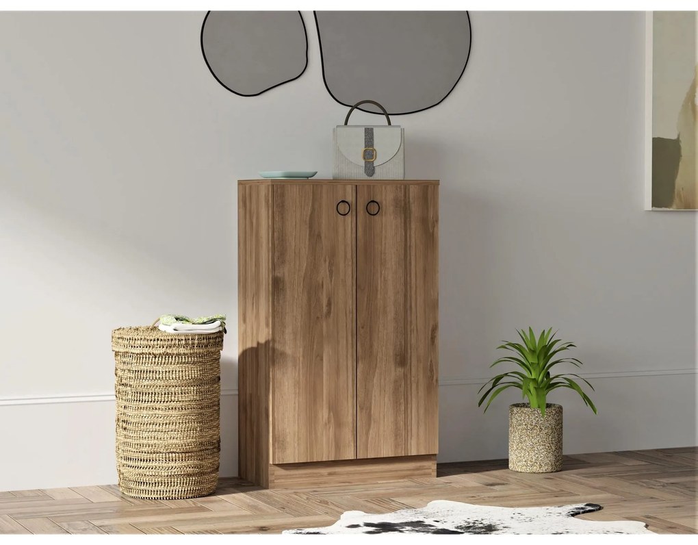 Úložná skrinka Defne - Walnut