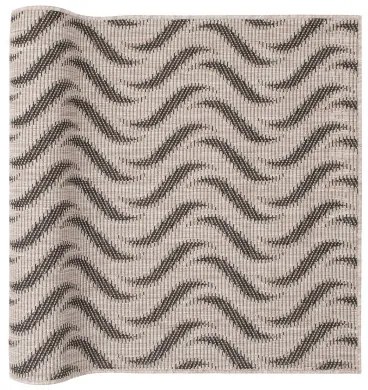 Behúň Floorlux 20586 strieborný / čierny