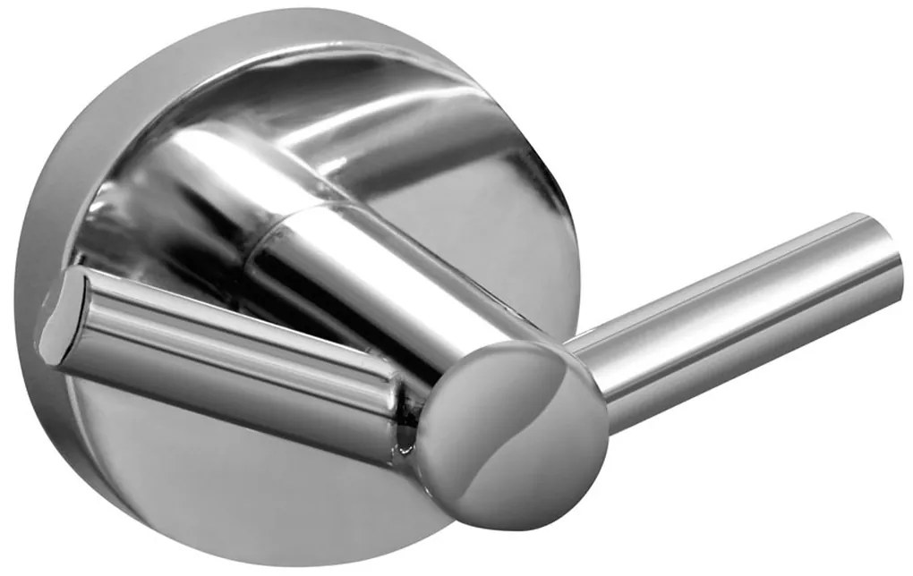 BISK Erga FOR YOU, dvojitý háčik na uteráky, chrómová, ERG-01173