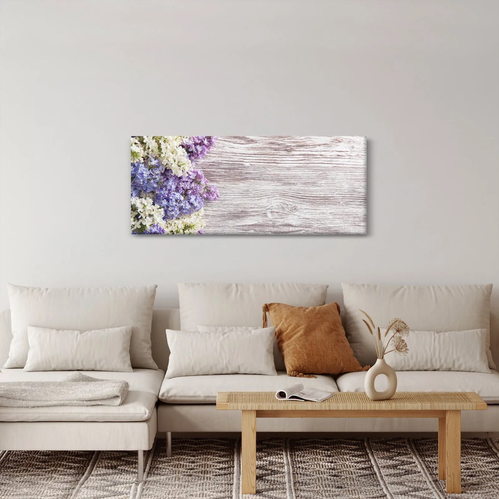 Obraz orgovánu na dreve (120x50 cm)