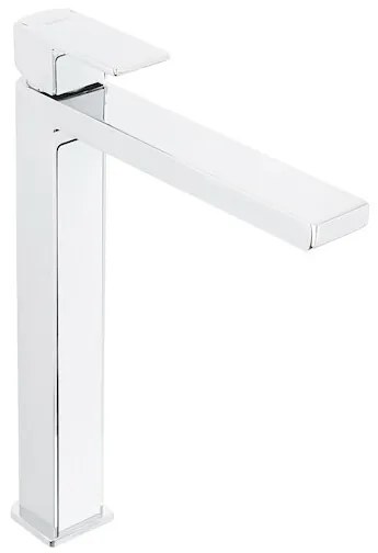 Vysoká umývadlová batéria SIKO Elements bez výpuste biela / chróm SIKOBSEL285DB, 1 ks