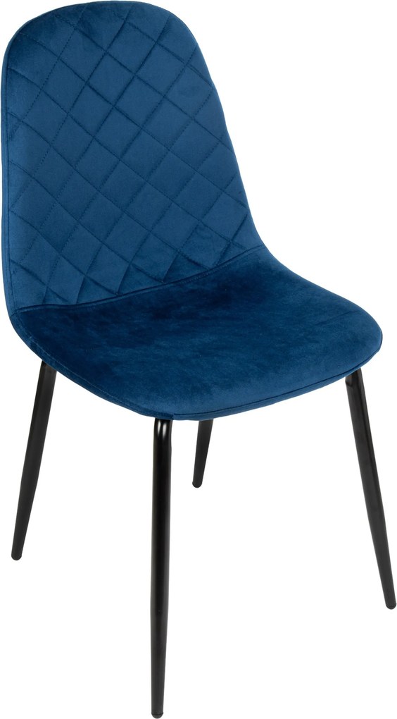 Čalúnená designová stolička ForChair III modrá
