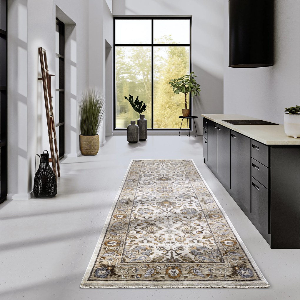 Villeroy & Boch, Behúň Villeroy & Boch 106136 Cream, Multi, 80x190, béžová, obývacia izba