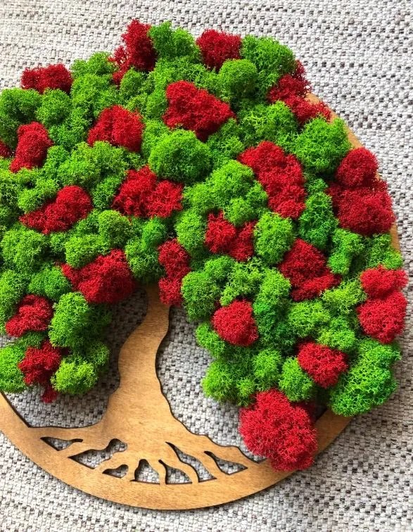 Strom na stenu z machu Angelina 30 cm