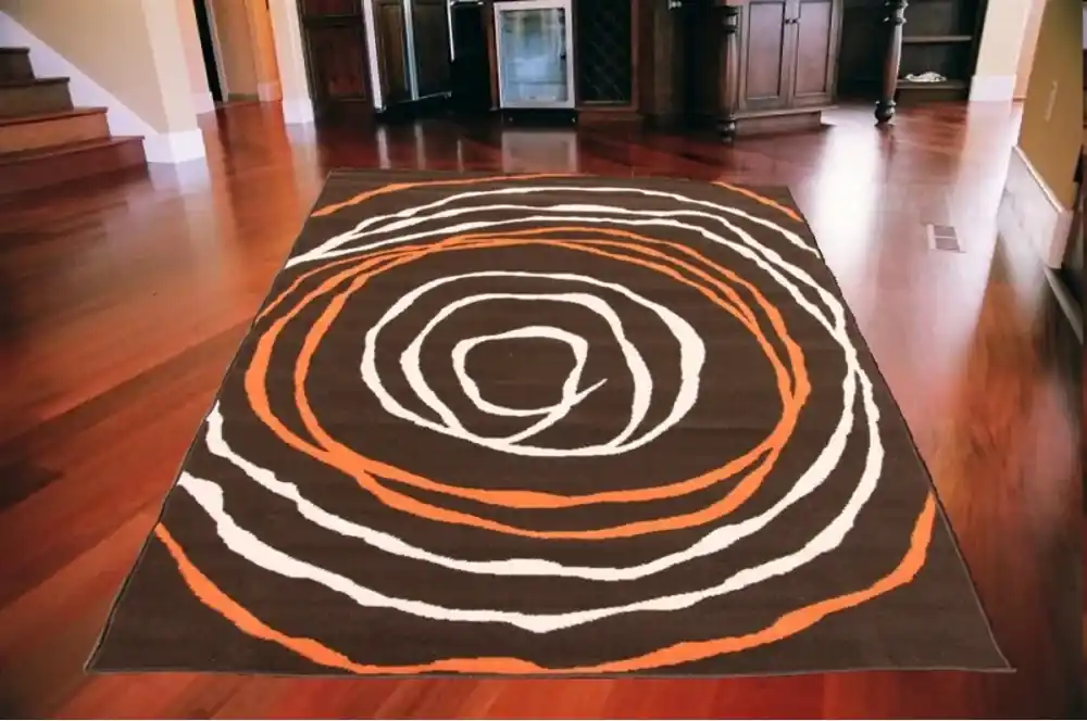 Kusový koberec PP Barel hnedo oranžový, Velikosti 120x170cm | BIANO