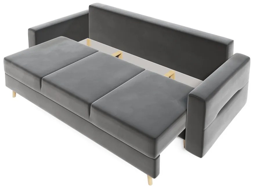 Rozkladacia čalúnená pohovka GISELA, 230x87x87, itaka 15