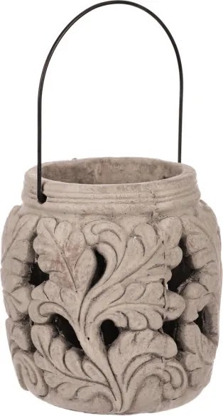 Betónový lampáš sivý FD6519