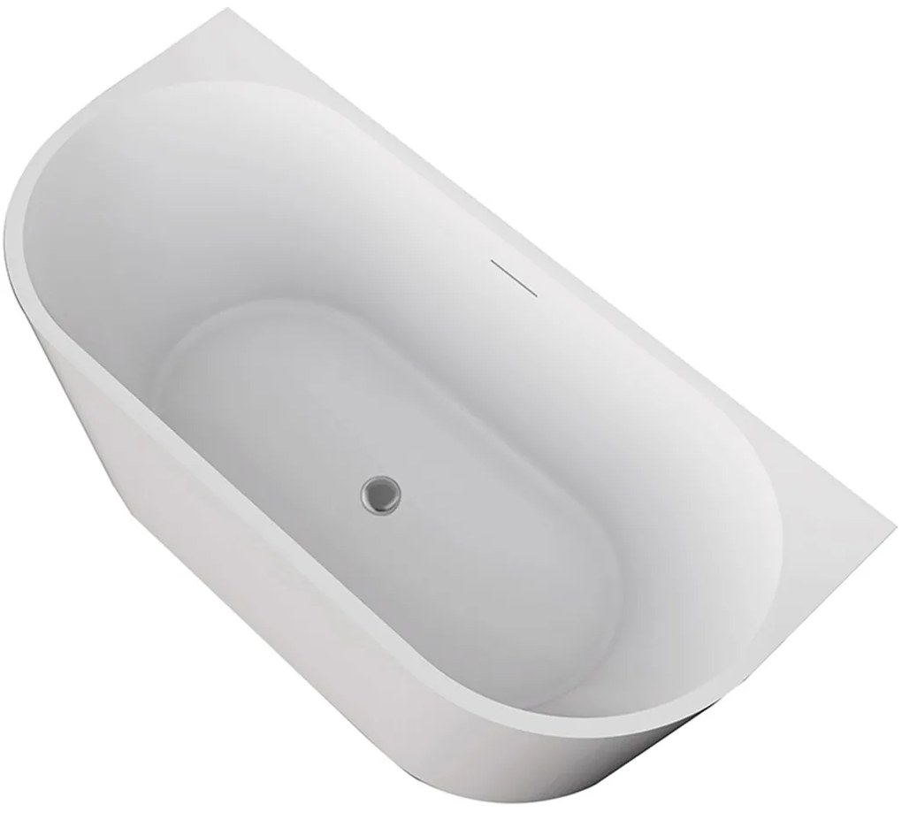 Cerano Grazia, voľne stojaca akrylátová vaňa 170x80 cm, biela, CER-CER-413624