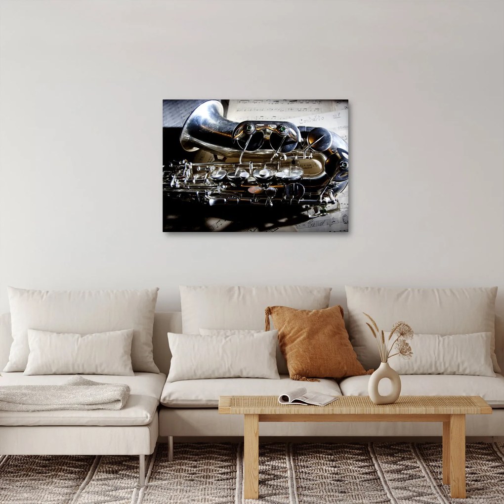 Obraz - Saxofón (70x50 cm)