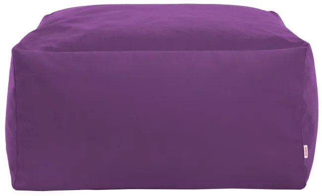 Plyšová taburetka fialová