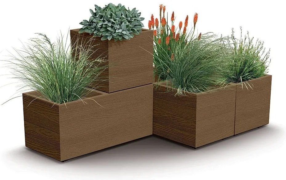 Kvetináč MADEIRA EKO prírodne hnedý