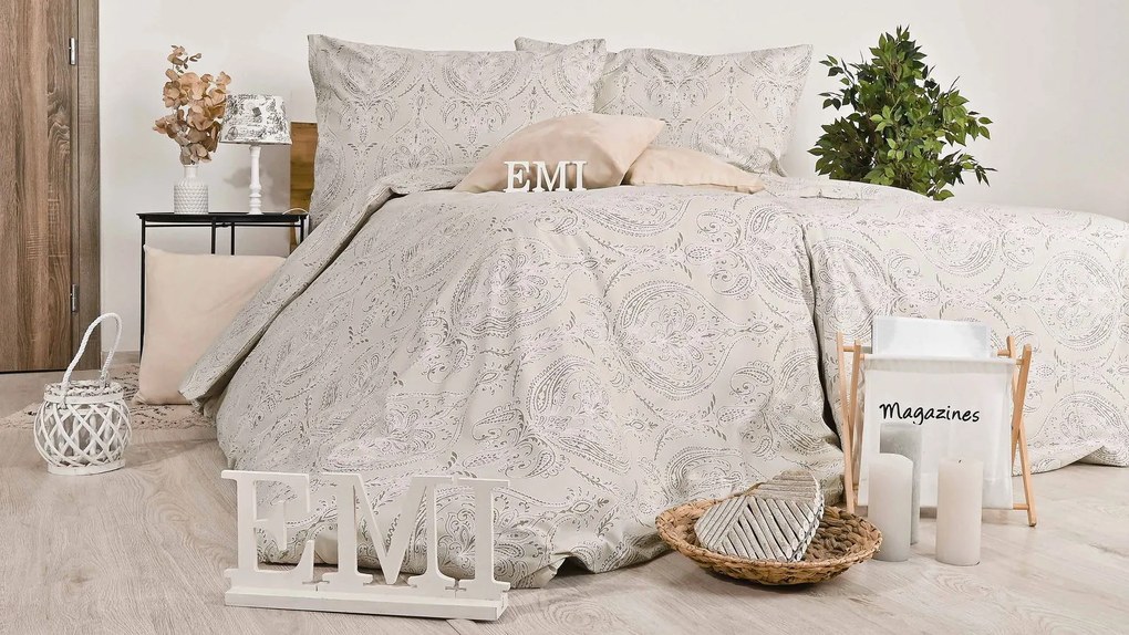 Obliečky bavlnené Enny EMI: Predĺžený set jednolôžko obsahuje 1x 140x220 + 1x 70x90