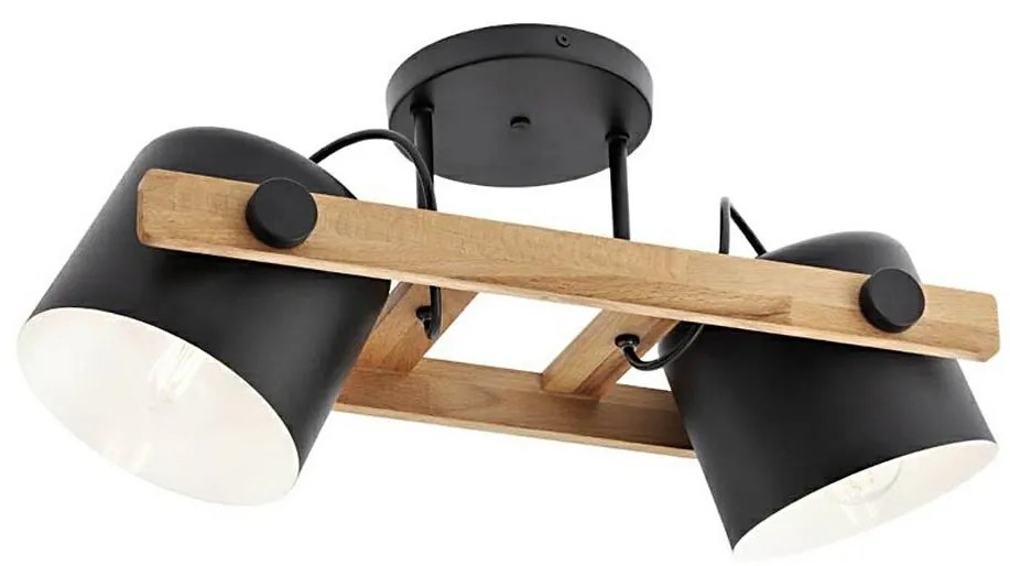 Redo 01-2400 - Stropné svietidlo POOH 2xE27/42W/230V buk