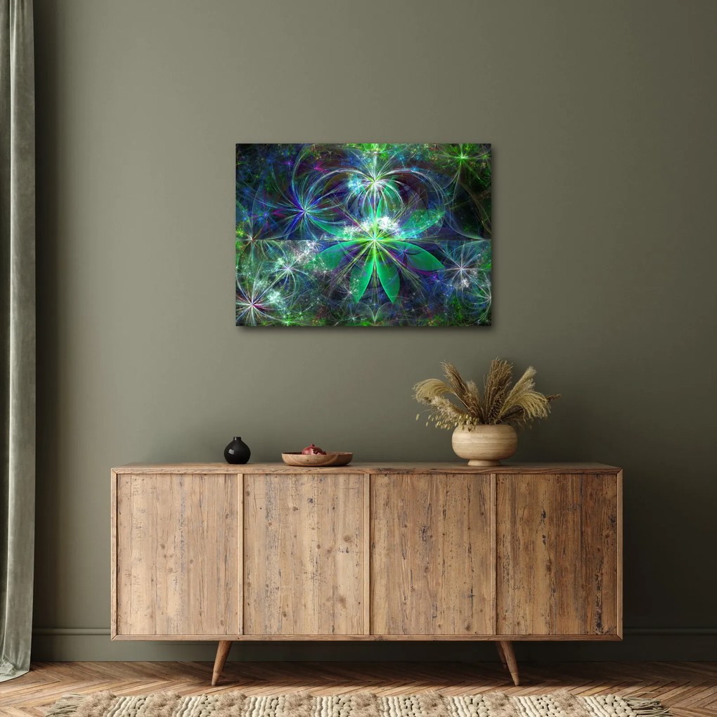 Obraz - Abstraktné geometrické tvary (70x50 cm)