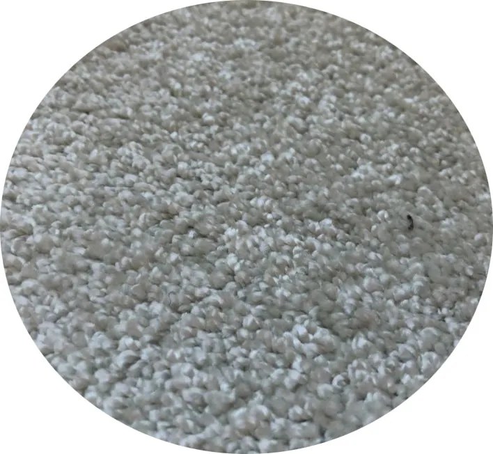 Vopi koberce Kruhový koberec Capri béžový - 400x400 (průměr) kruh cm