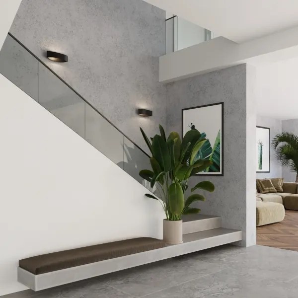 Sollux SL.1189 - Nástenné svietidlo TONI 1xG9/8W/230V čierne