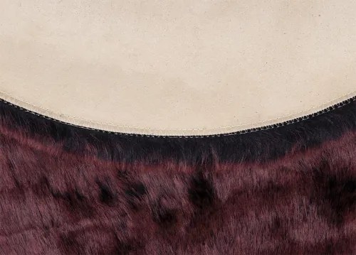 Koberce Breno Kusový koberec SAMBA kruh 495/bordeaux, červená,80 x 80 cm