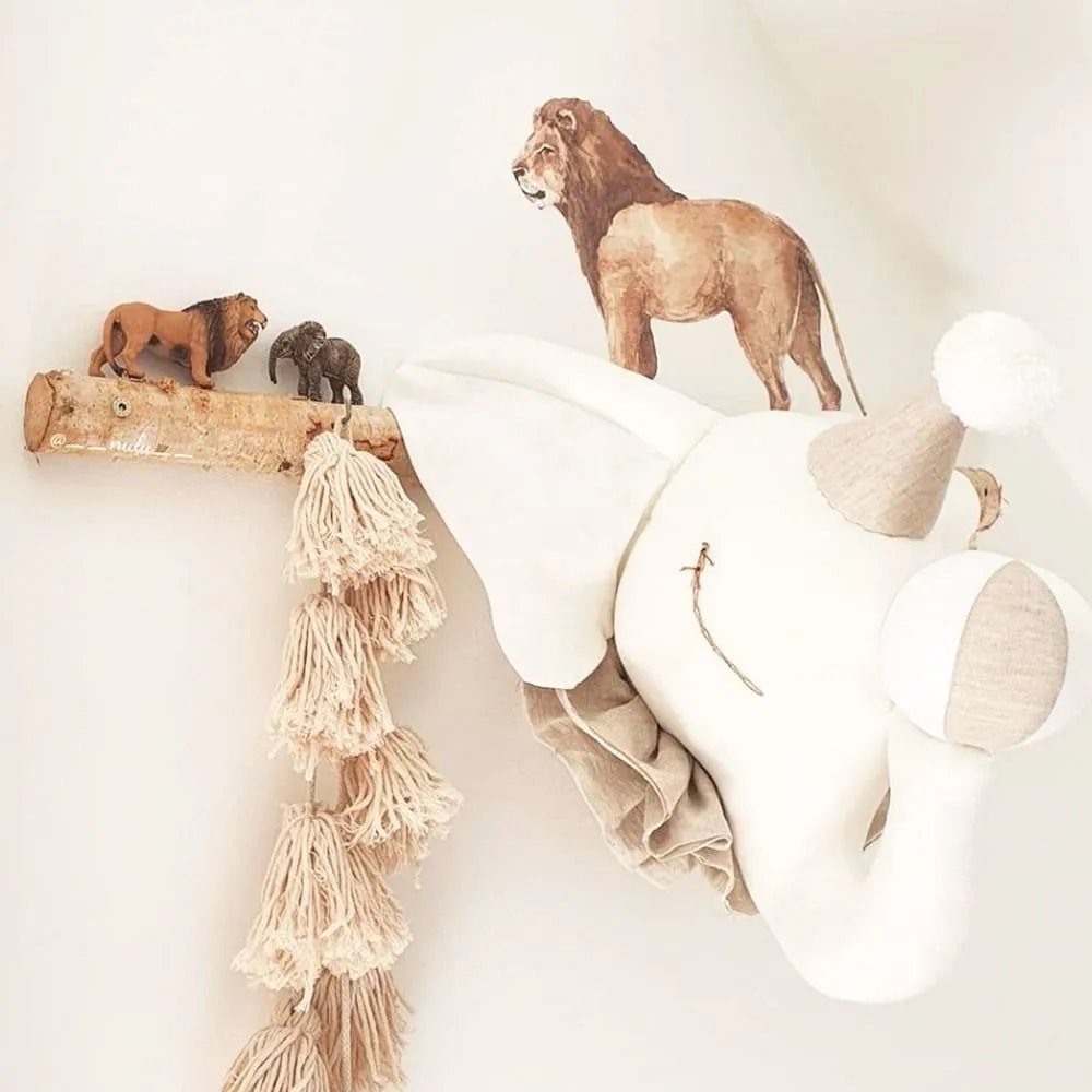 Samolepka do detskej izby sada ríše divov savana S