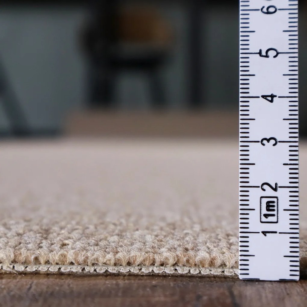 AKCIA: 300x225 cm Koberec metráž Rambo-Bet 71 - obšitý zo všetkých strán, šíře, béžová, filc, kuchyňa, Condor Carpets