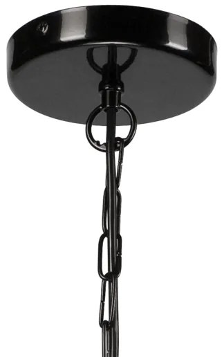 Luster na reťazi OSCAR 6xG9/5W/230V čierna