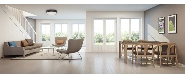 Kanlux 23122 - Stropné svietidlo JASMIN 3xE27/20W/230V ø 47,5 cm wenge